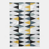 Linge De Cuisine Triangles : Motif géométrique Vintage moderne. (Vertical)
