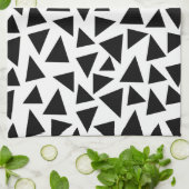 Linge De Cuisine Triangles noirs (Plié)