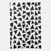 Linge De Cuisine Triangles noirs (Vertical)