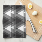 Linge De Cuisine Triangles transparents simples, modernes, urbains, (Quart Plié)