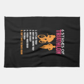 Linge De Cuisine Triathlon - 6 Étapes Du Triathlon (Horizontal)