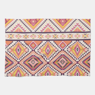Linge De Cuisine Tribal Aztec rayé Arrière - plan sans couture