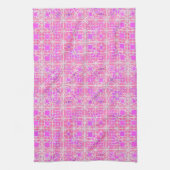 Linge De Cuisine Tribal Batik - tons roses et orchidées (Vertical)