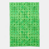 Linge De Cuisine Tribal Batik - tons verts (Vertical)