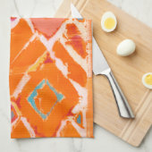 Linge De Cuisine Tribal Orange II (Quart Plié)