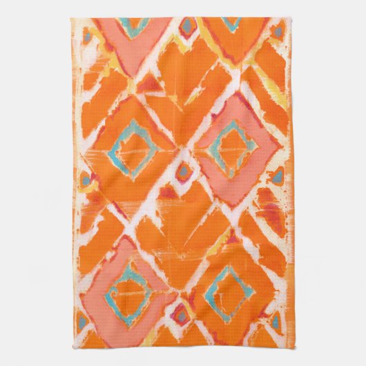 Linge De Cuisine Tribal Orange II (Vertical)