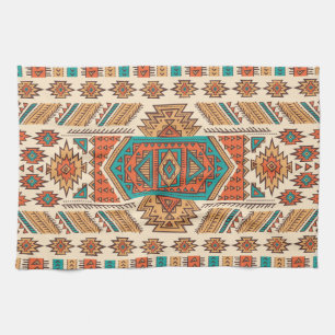 Linge De Cuisine Tribal Vintage : Ethnic Seamless Motif