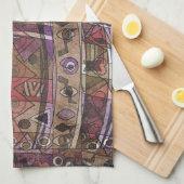 Linge De Cuisine Tribus abstraites africaines à la mode (Quart Plié)