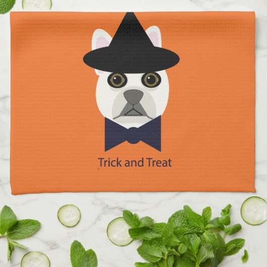 Linge De Cuisine Trick and Treat Chien (Plié)