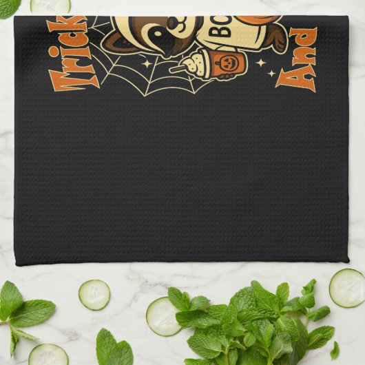 Linge De Cuisine Trick Treat and Feral Cute Halloween (Plié)