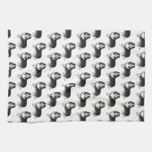 Linge De Cuisine Tricolor Shetland Sheepdog Cartoon Motif (Horizontal)