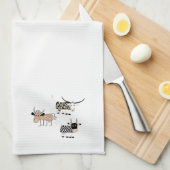 Linge De Cuisine Trio de vache (Quart Plié)