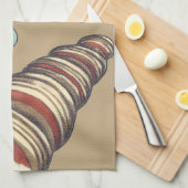 Linge De Cuisine Trio Shell sur Khaki (Quart Plié)