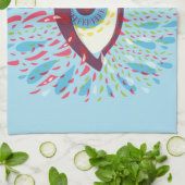 Linge De Cuisine Trippy Oye Psychedelic Art (Plié)