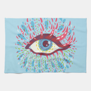 Linge De Cuisine Trippy Oye Psychedelic Art