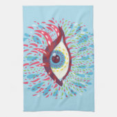 Linge De Cuisine Trippy Oye Psychedelic Art (Vertical)