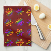 Linge De Cuisine Trippy Snowflakes (Quart Plié)