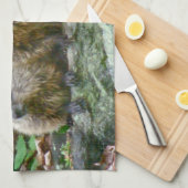 Linge De Cuisine Trois bébé Groundhogs (Quart Plié)