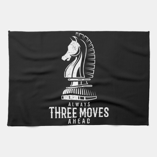 Linge De Cuisine Trois Déplacements Devant I Chess Matt Jeu Jeu Jeu (Horizontal)