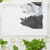 Linge De Cuisine Trois Ecosse et un Westin (Plié)