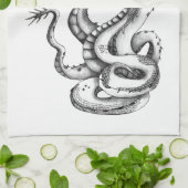 Linge De Cuisine Trois modèles d'hydre à tête (Plié)