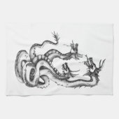 Linge De Cuisine Trois modèles d'hydre à tête (Horizontal)