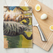 Linge De Cuisine Trois Petits Chatons Illustration de Mère l'Oie (Quart Plié)