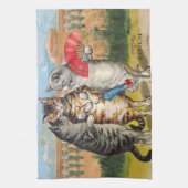 Linge De Cuisine Trois Petits Chatons Illustration de Mère l'Oie (Vertical)