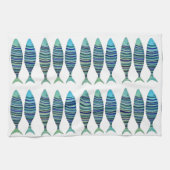 Linge De Cuisine Trois poissons triés (Horizontal)