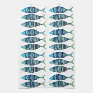 Linge De Cuisine Trois poissons triés