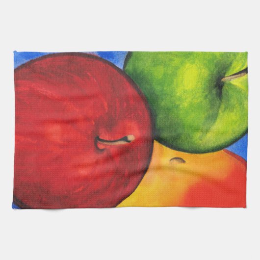 Linge De Cuisine Trois pommes (Horizontal)