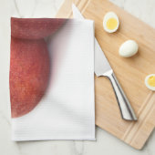 Linge De Cuisine Trois pommes rouges (Quart Plié)