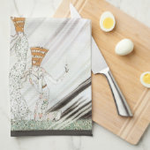 Linge De Cuisine Trois princes à Blue Mountain par Kay Nielsen (Quart Plié)