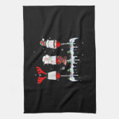 Linge De Cuisine Trois Verre De Vin Rouge Drôle Boisson Noël Li (Vertical)