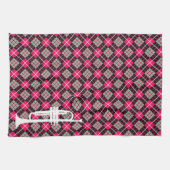 Linge De Cuisine Trompette rose (Horizontal)