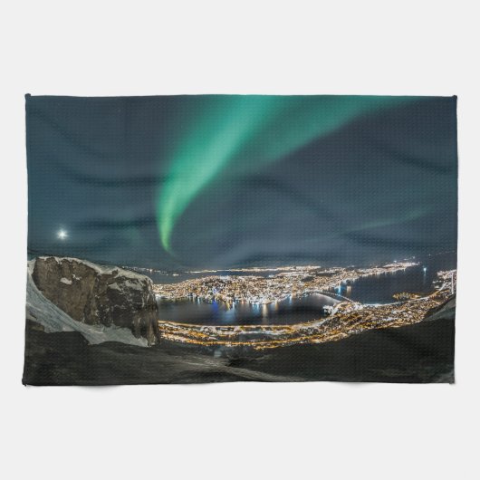 Linge De Cuisine Tromso Northern Lights (Horizontal)