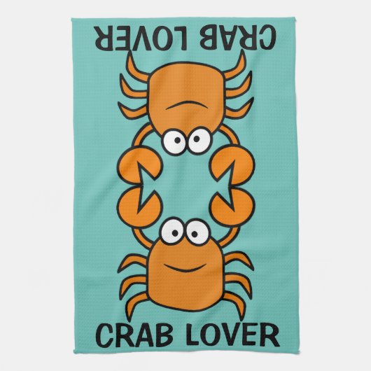 Linge De Cuisine Trop de crabe (Vertical)