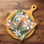 Linge De Cuisine Tropcal Orange & Flowers Watercolor Pattern<br><div class="desc">Tropcal Orange & Flowers Watercolor Pattern</div>