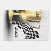 Linge De Cuisine Trophée d'or simple père Fête des pères (Horizontal)