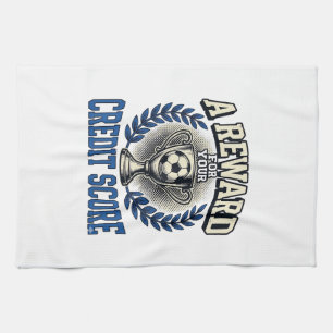 Linge De Cuisine Trophée Vintage Score de Crédit de Football