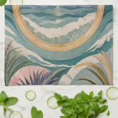 Linge De Cuisine Tropical Celestial Shore (Plié)