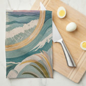 Linge De Cuisine Tropical Celestial Shore (Quart Plié)