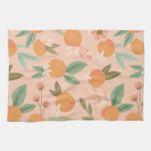 Linge De Cuisine Tropical Citrus Floral Rose (Horizontal)