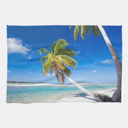 Linge De Cuisine Tropical coastline (Horizontal)