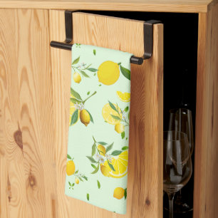 Linge De Cuisine Tropical coloré Citrus SUMMER Orange lemon Slice