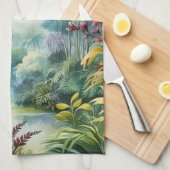 Linge De Cuisine Tropical Forest (Quart Plié)