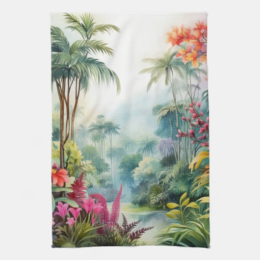 Linge De Cuisine Tropical Forest (Vertical)