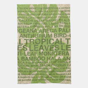 Linge De Cuisine Tropical Garden Wall Hanging et