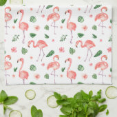 Linge De Cuisine Tropical rose Flamingo (Plié)