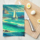 Linge De Cuisine Tropical Ryukyu Dreams (Quart Plié)